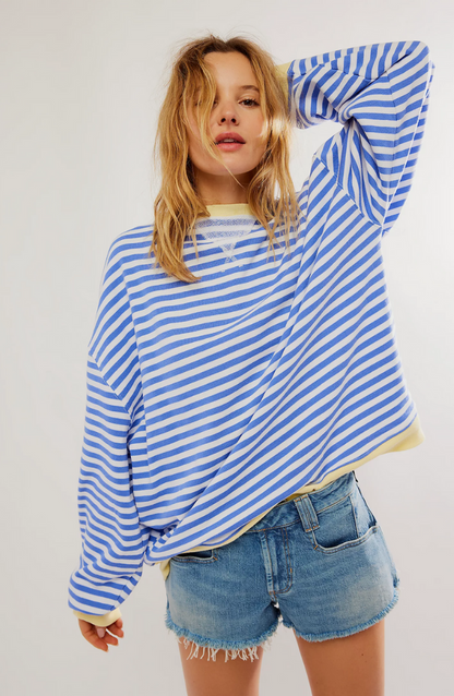 Ella - Striped Oversized Sweater