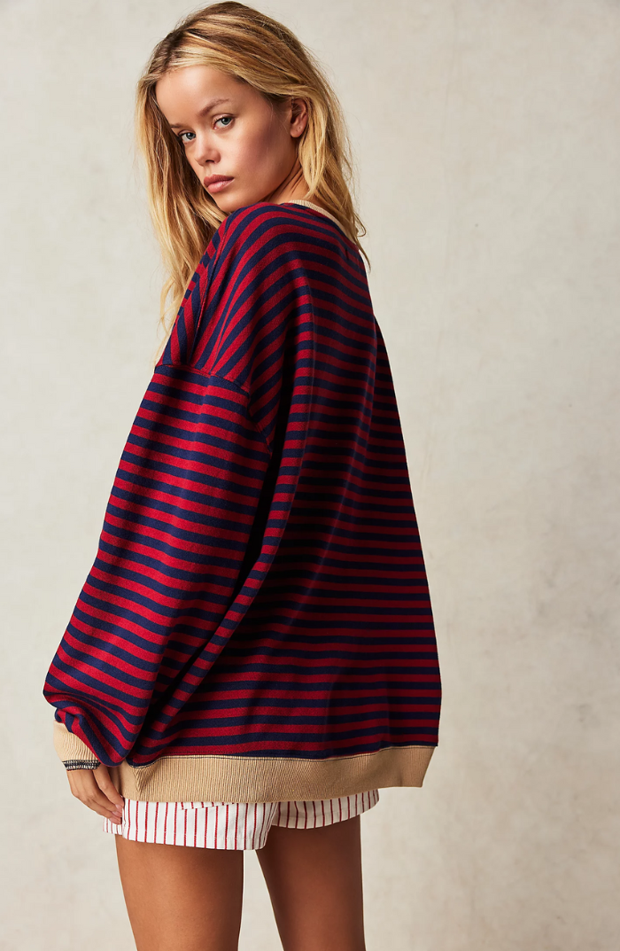 Ella - Striped Oversized Sweater