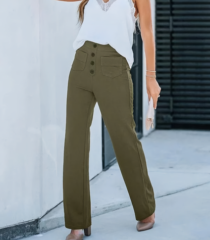 Irma - Elasticated High Waist Trouser