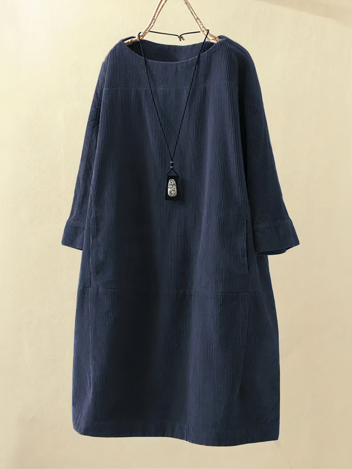 Nancy - A-line Corduroy Dress