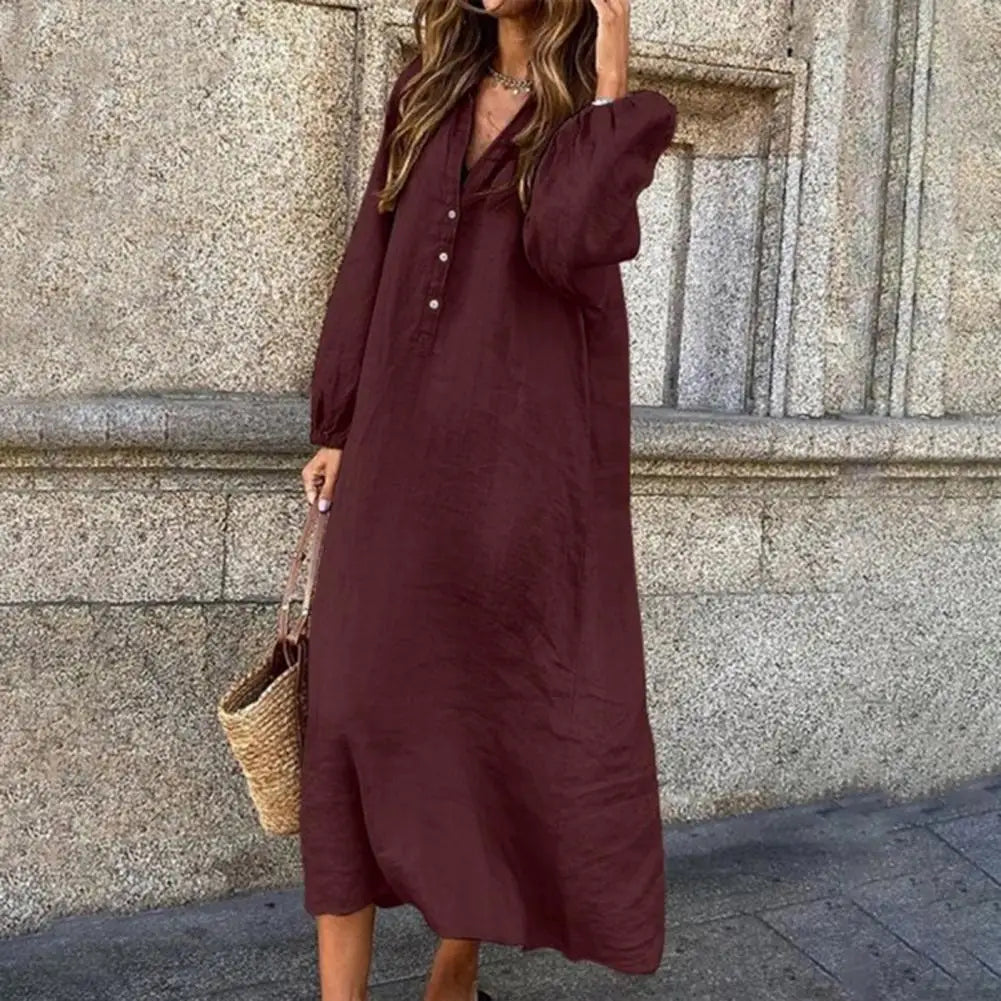 Elma - Cotton Linen Dress