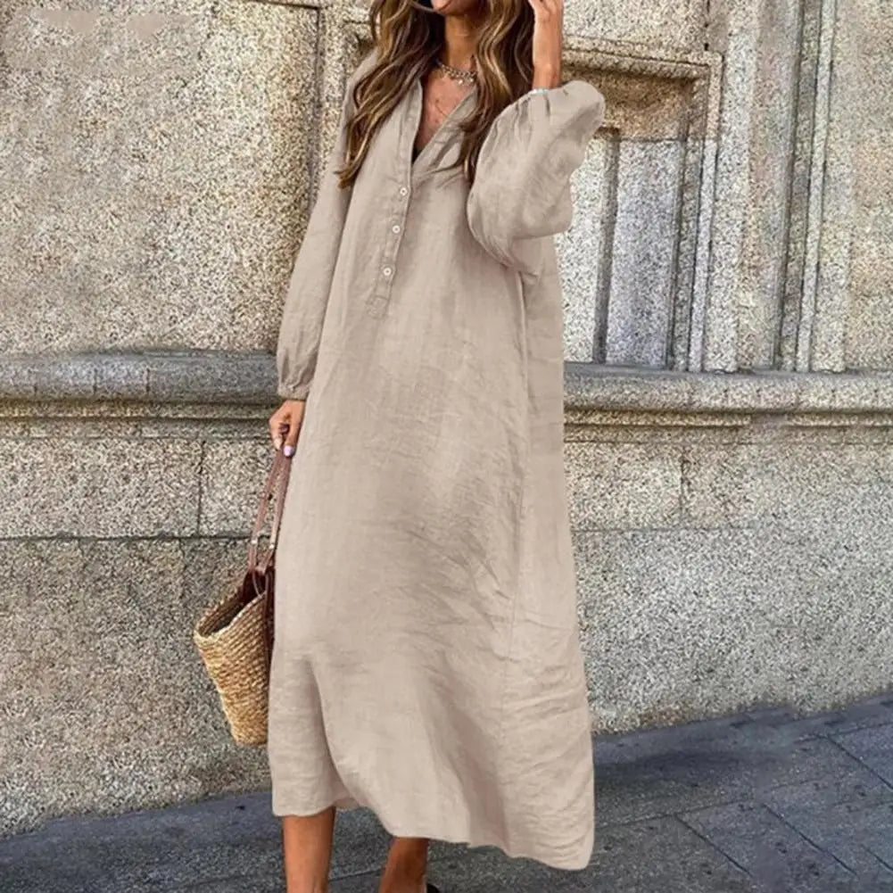 Elma - Cotton Linen Dress